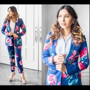 Banana Republic Gerber Daisy Blazer size 2